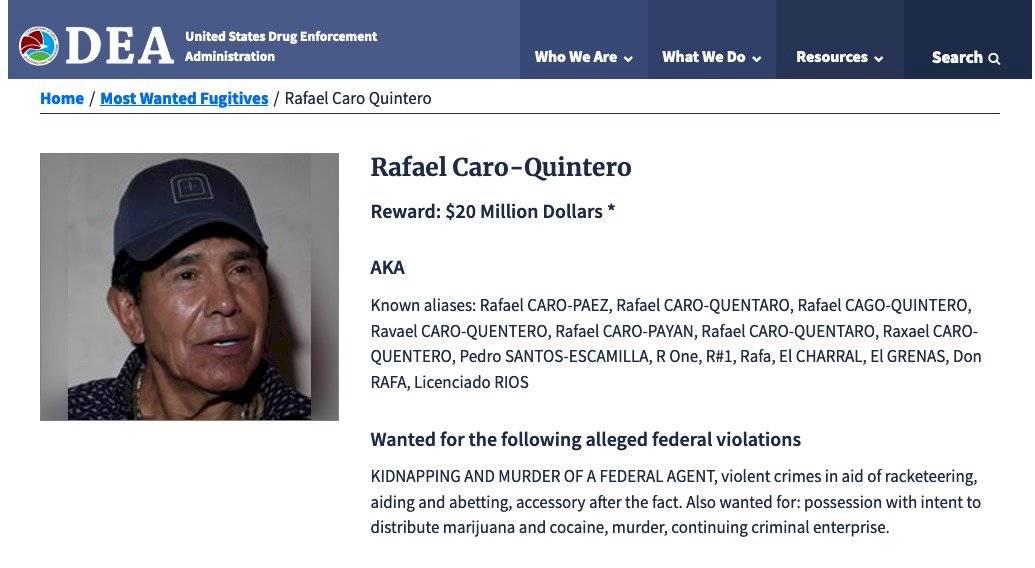 Carmen Salinas, Cepillín y los famosos ligados a Caro Quintero