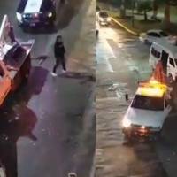 ¡El mejor narrador del mundo! Joven de Atizapán graba una pelea entre grúas y combis