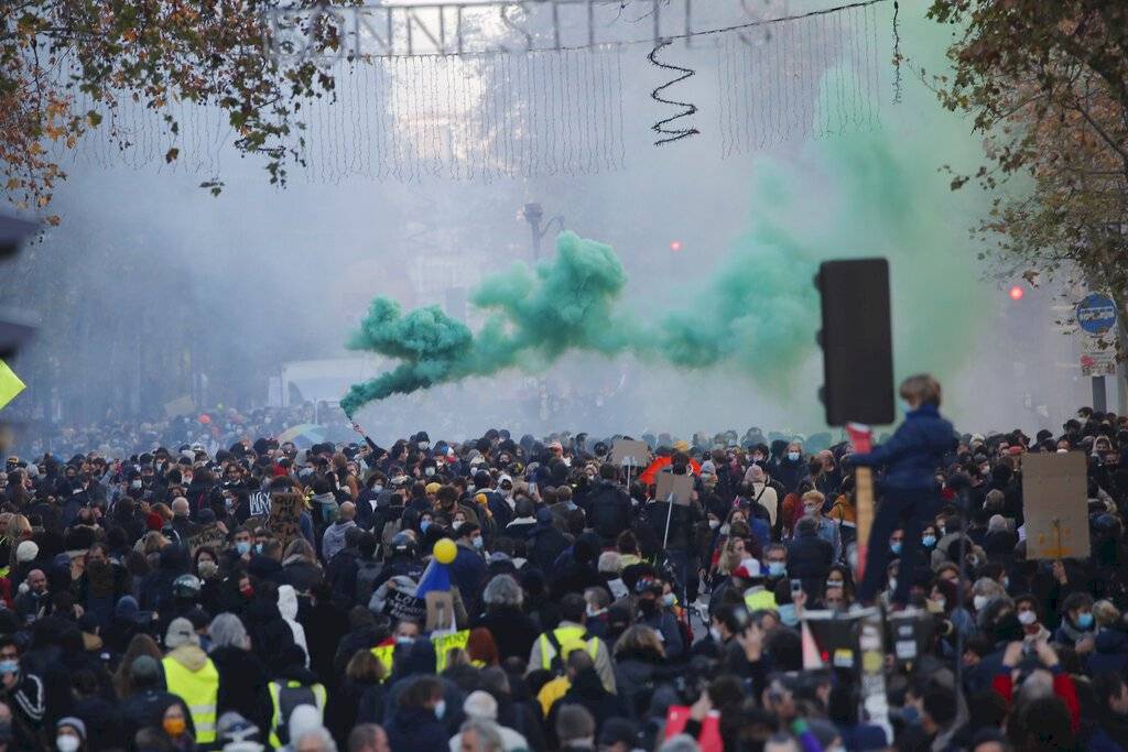 Nueva gran protesta se vive en Francia