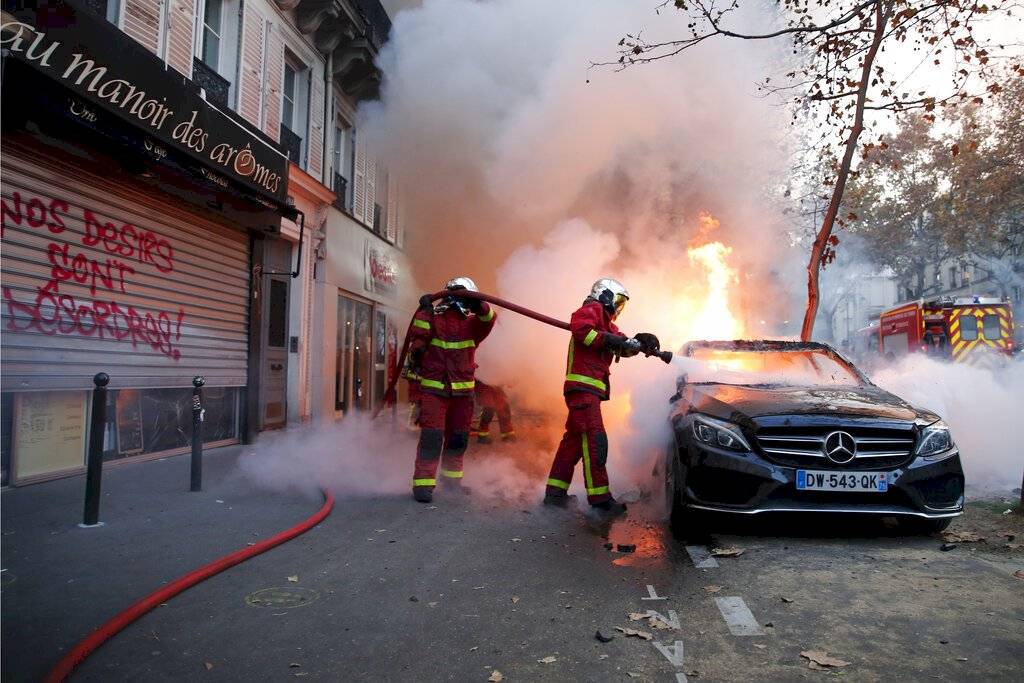 Nueva gran protesta se vive en Francia
