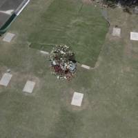 Imágenes de dron muestran el cementerio donde fue enterrado Maradona
