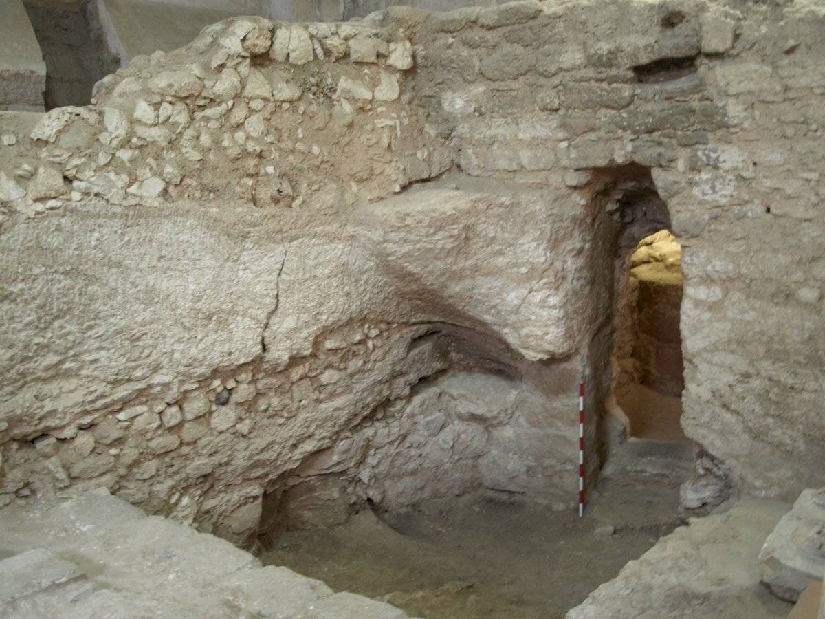 La casa del primer siglo en el sitio de las Hermanas de Nazaret