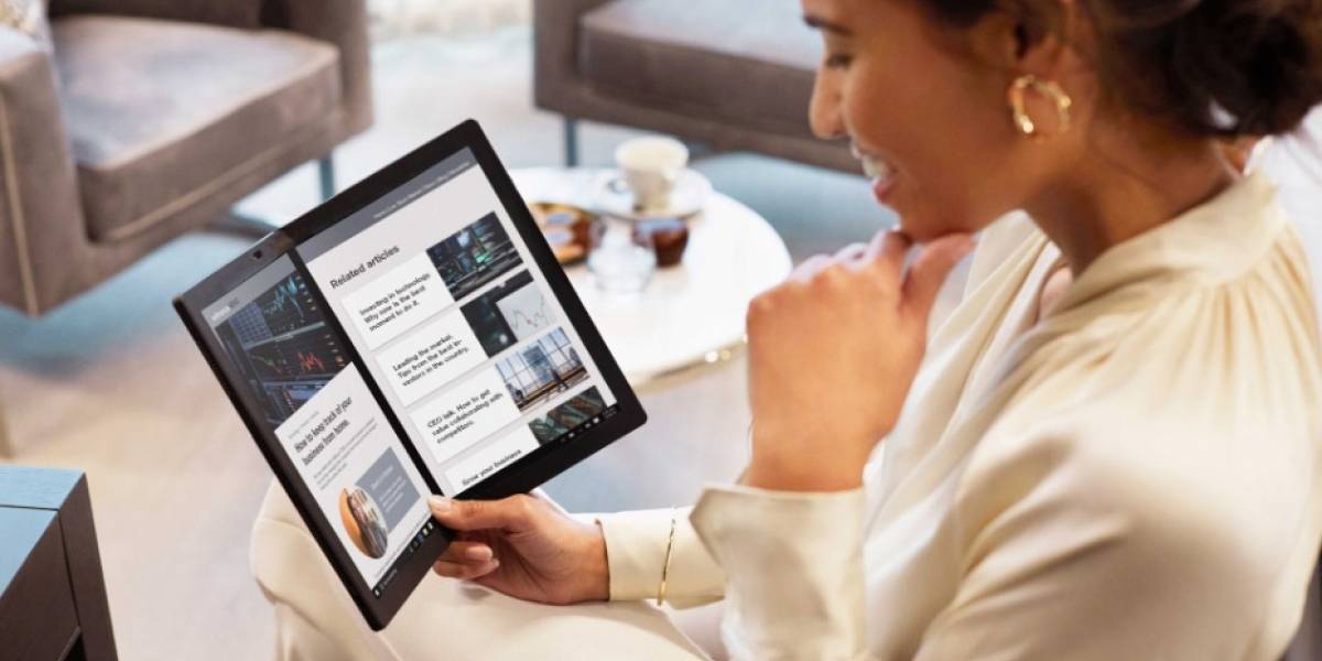 Lenovo Thinkpad X1 Fold: el primer laptop de pantalla plegable llegará a Latinoamérica