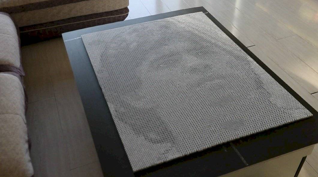Artista chino crea un retrato de Maradona utilizando dados
