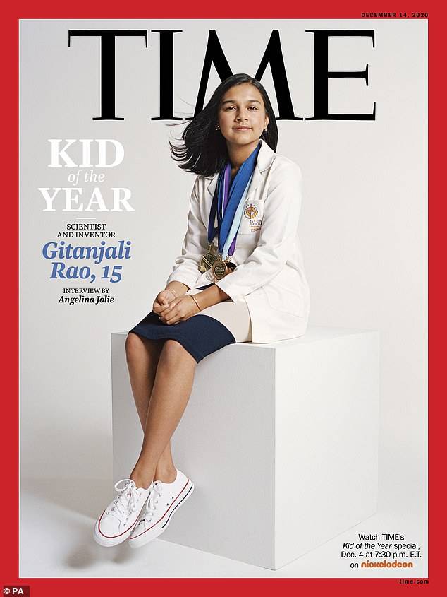 Gitangali Rao, la Joven del Año para la revista Time. Gitangali Rao, la Joven del Año para la revista Time.