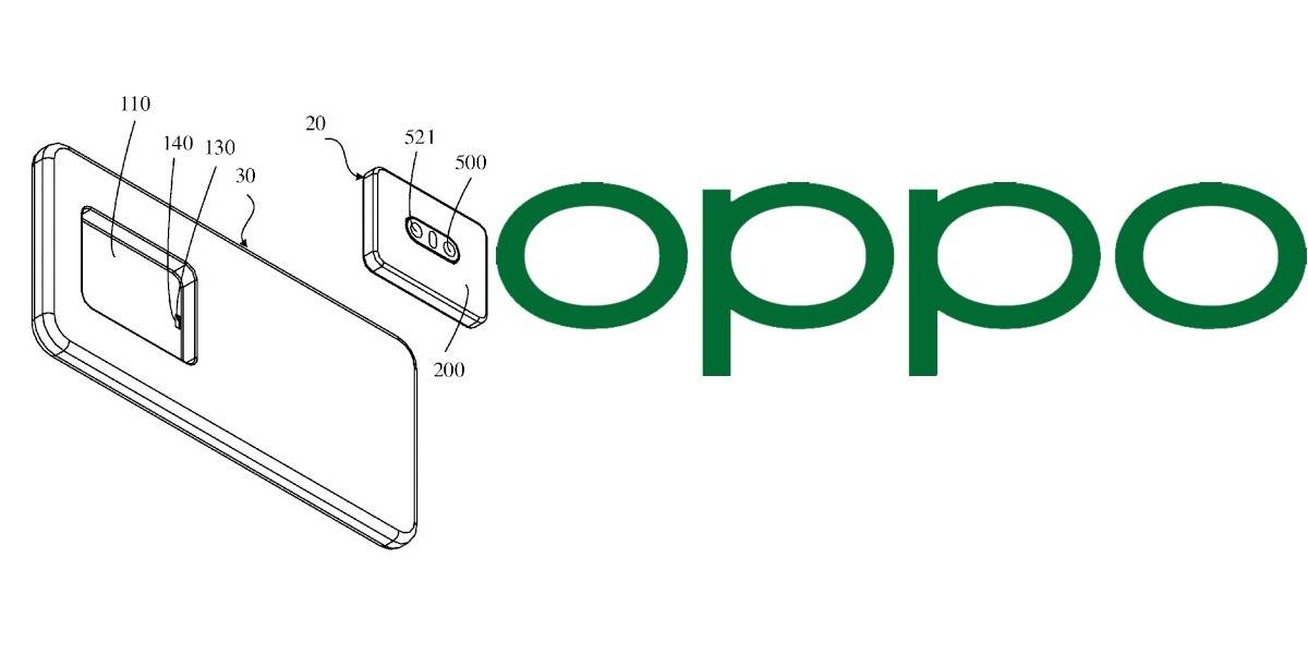 Oppo patenta smartphone al que se le puede quitar el módulo de la cámara