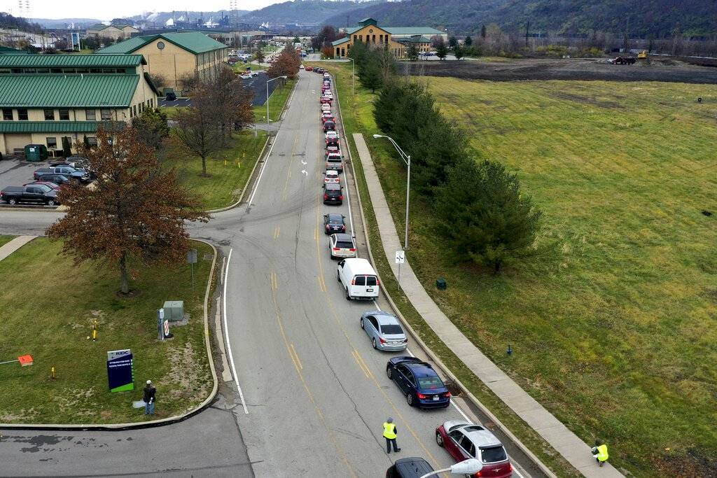 fila de autos