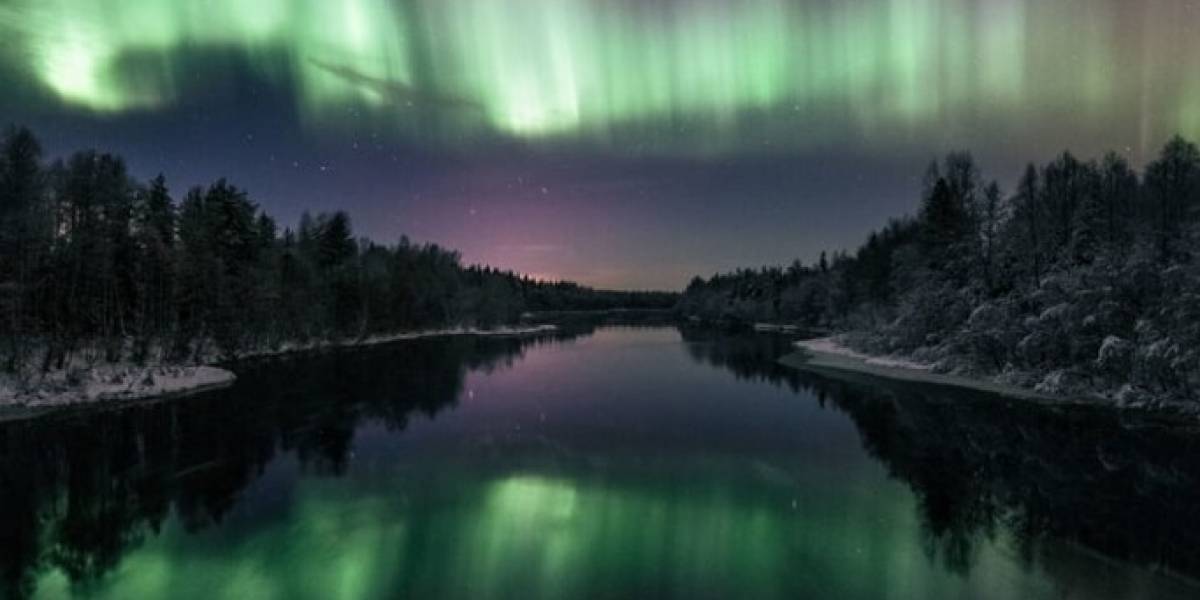 Envió una cámara en un globo meteorológico y logró fotografiar la aurora boreal desde el espacio