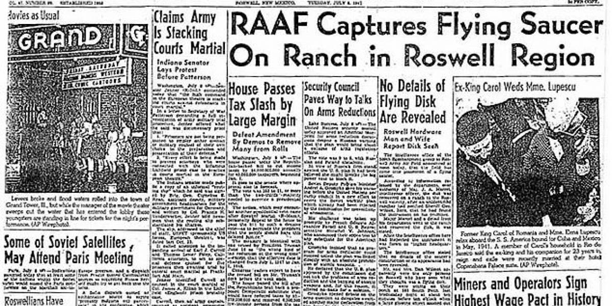 ¿Qué ocurrió realmente en Roswell? Esto dice el testigo principal en su diario