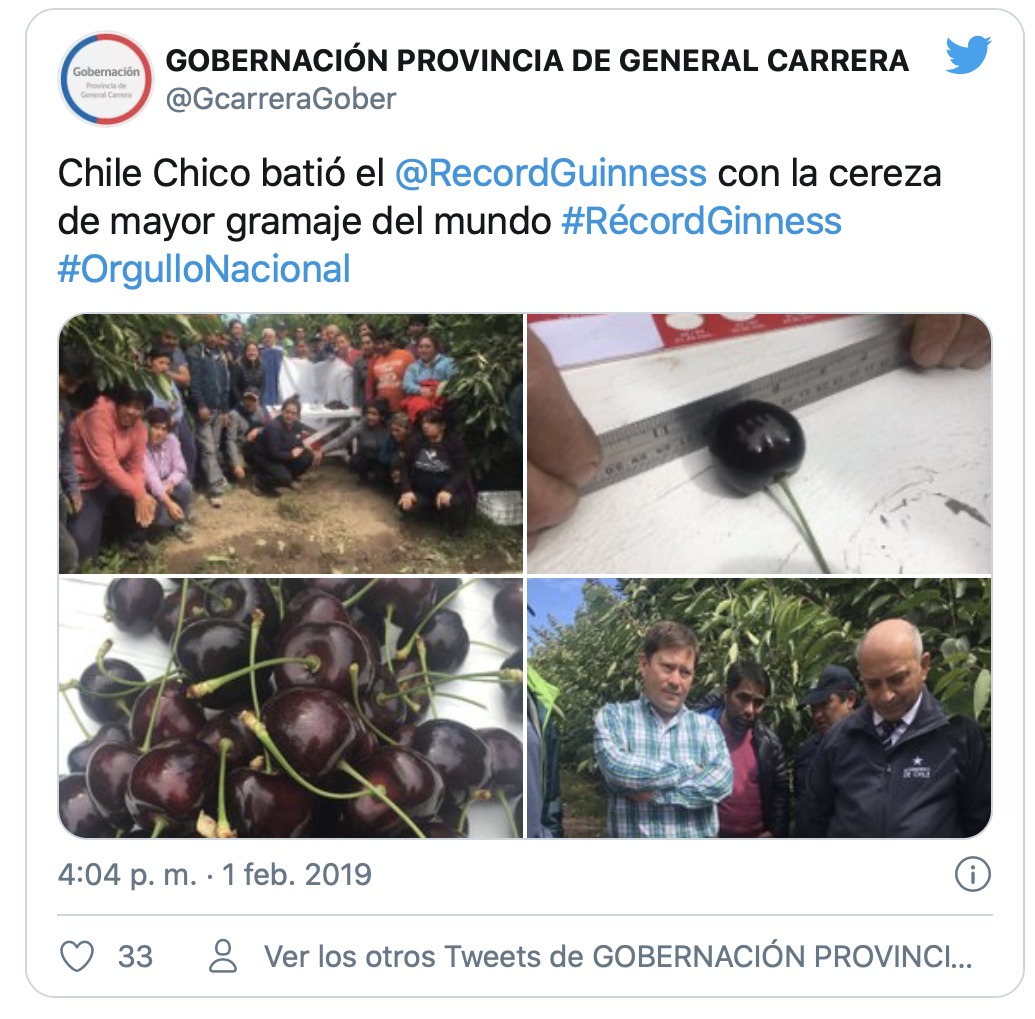 Cereza más grande