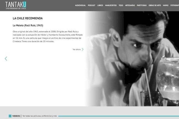 Tantaku, el Netflix gratuito de la Universidad de Chile sin usuario ni contraseña