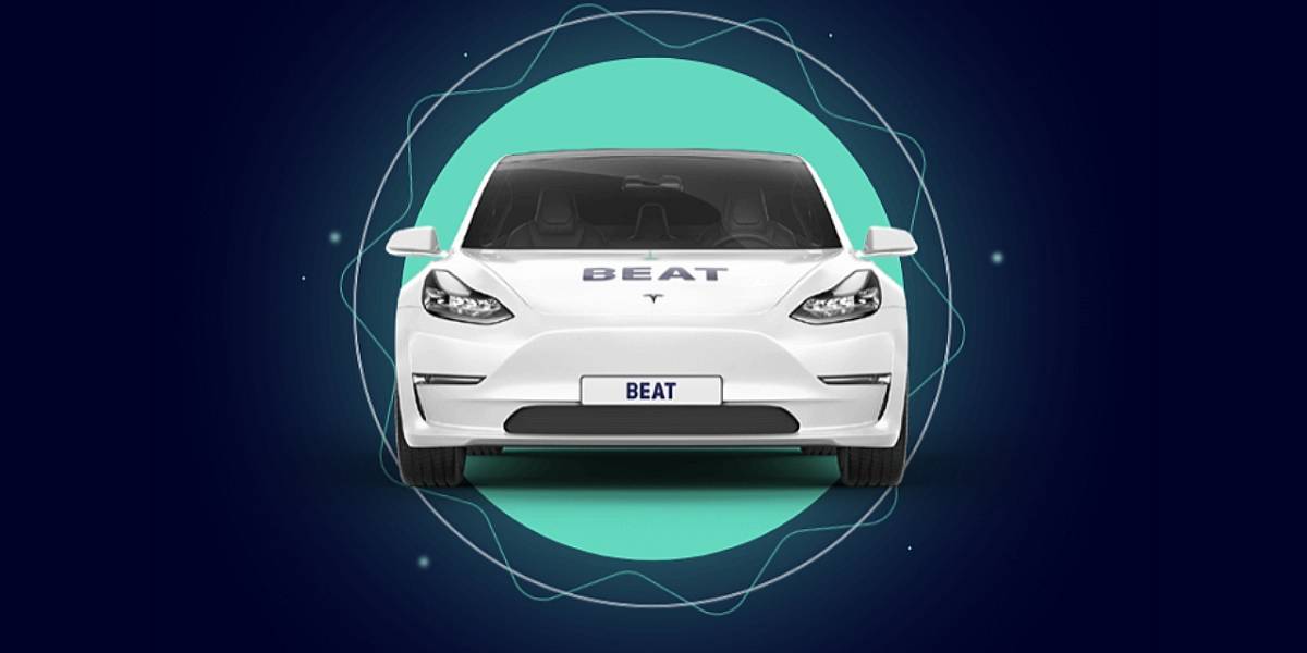 Beat trabaja con autos Tesla en México para ofrecer una experiencia de viaje completamente distinta