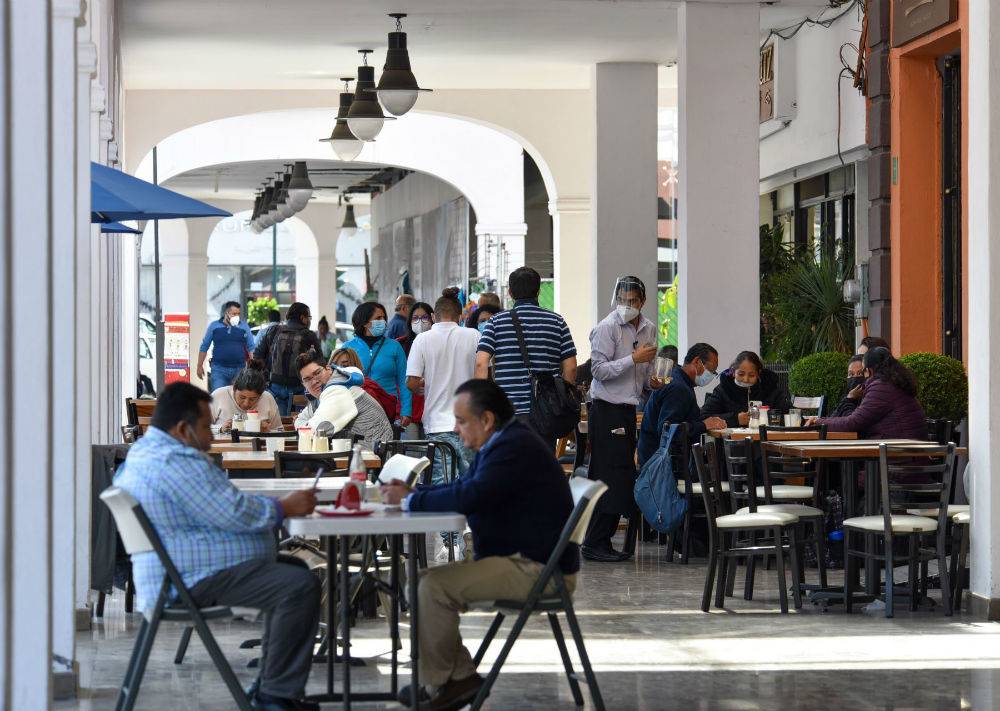 Semáforo rojo en el Valle de México