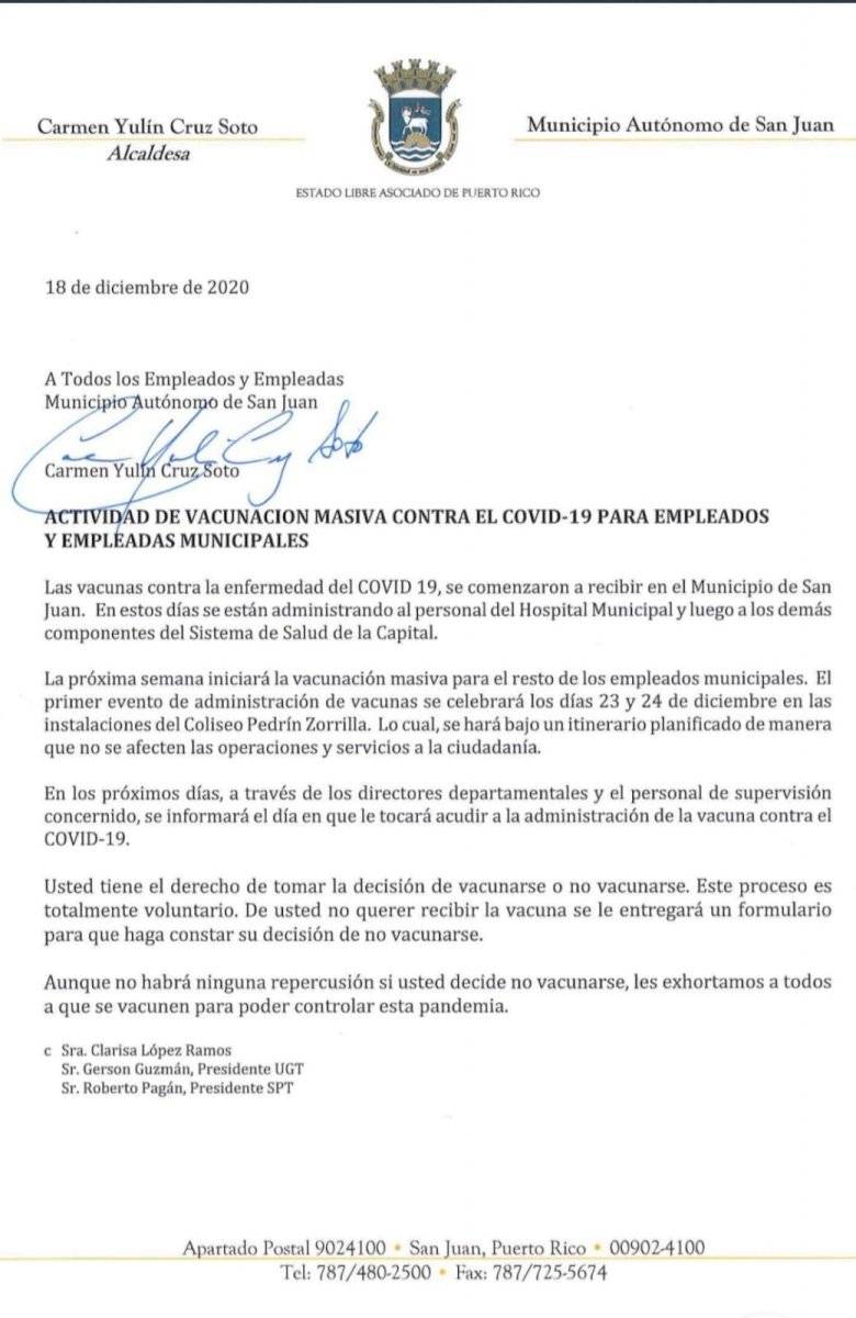 carmen yulín vacunación