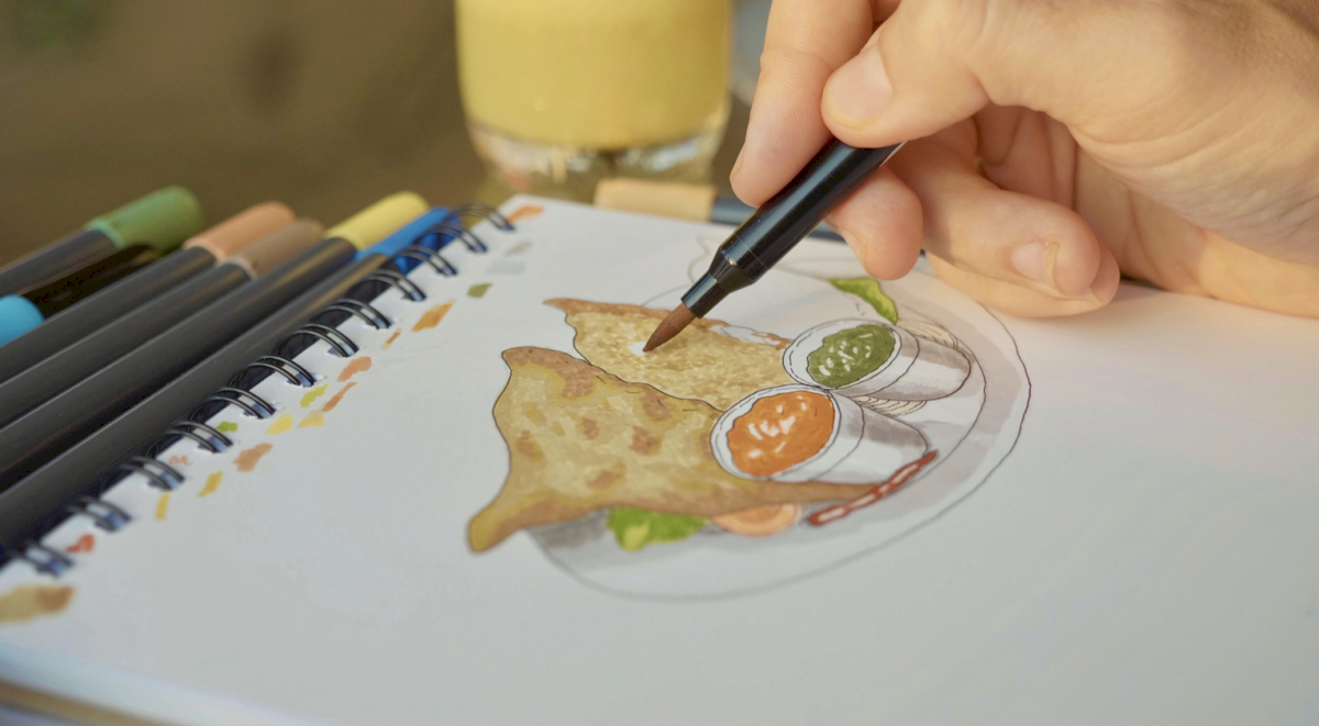 Ahora los niños podrán divertirse en la pandemia creando dibujos de comida en aplicación