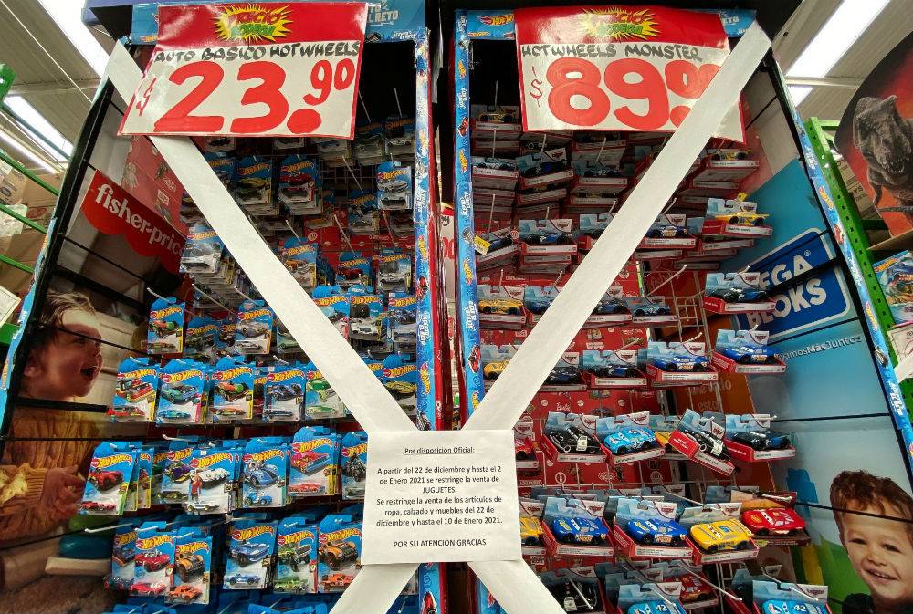 Restringen venta de juguetes
