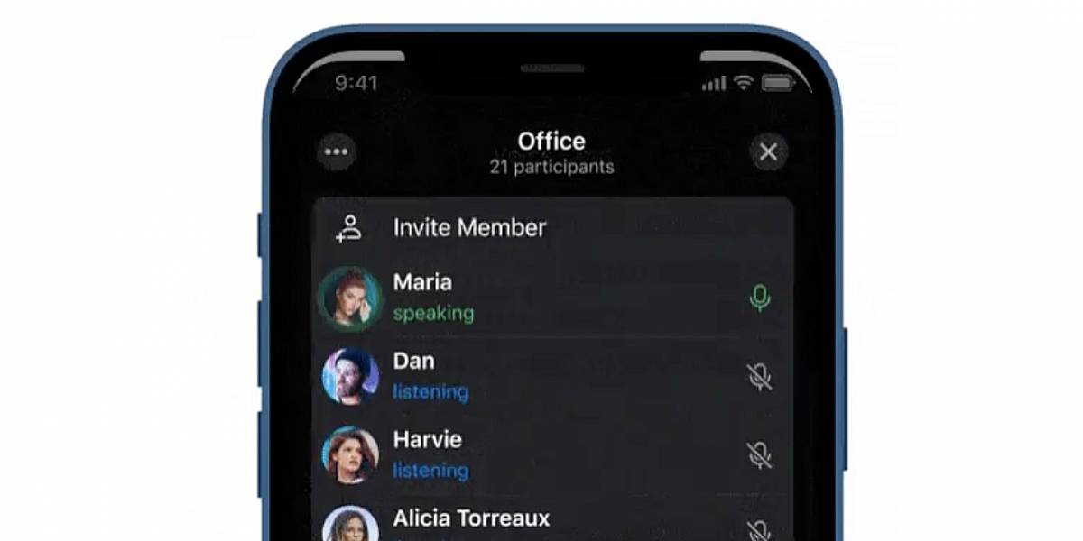 Telegram estrena nuevas salas de chat de voz grupales estilo Discord