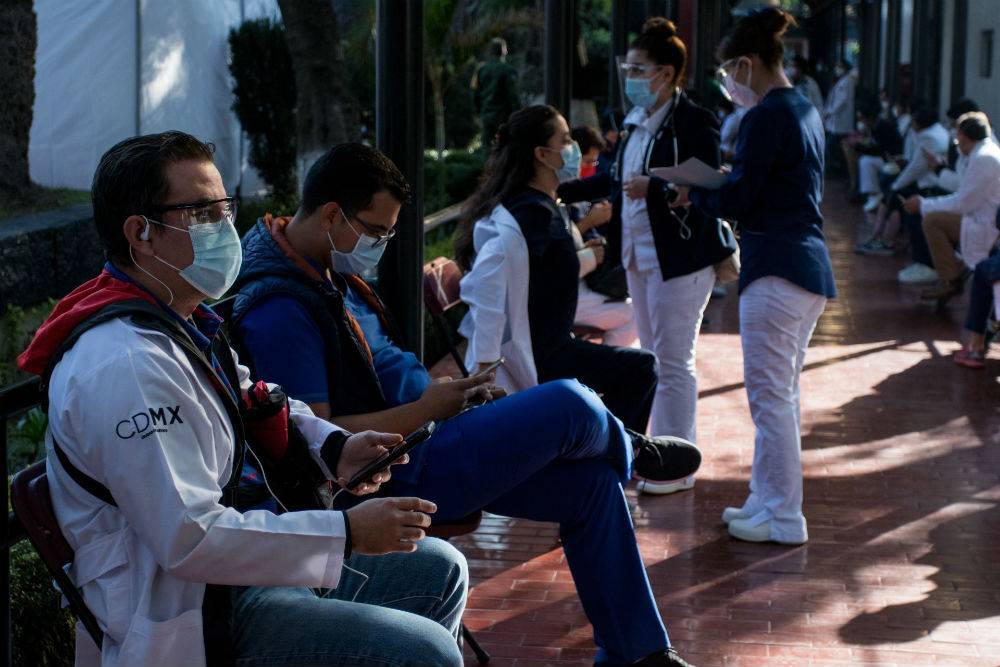 Personal médico vacunas en el Hospital General