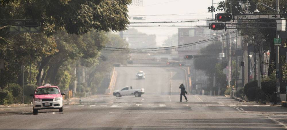 Calles vacías en la CDMX Navidad 2020