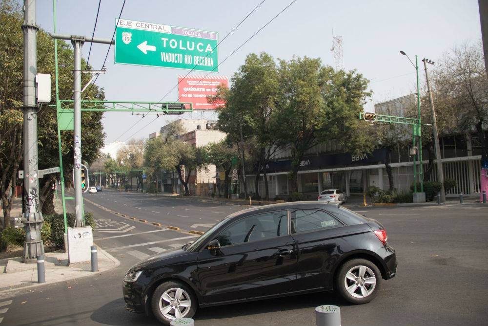 Calles vacías en la CDMX Navidad 2020