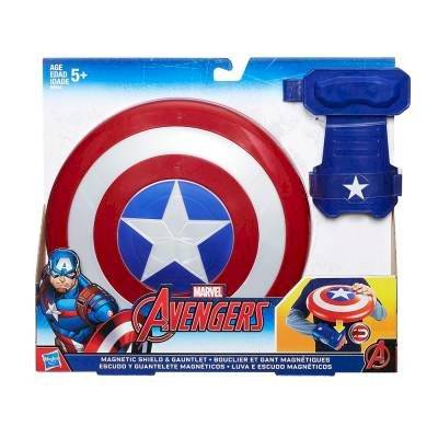 Escudo y Guante magnéticos Marvel Capitán América