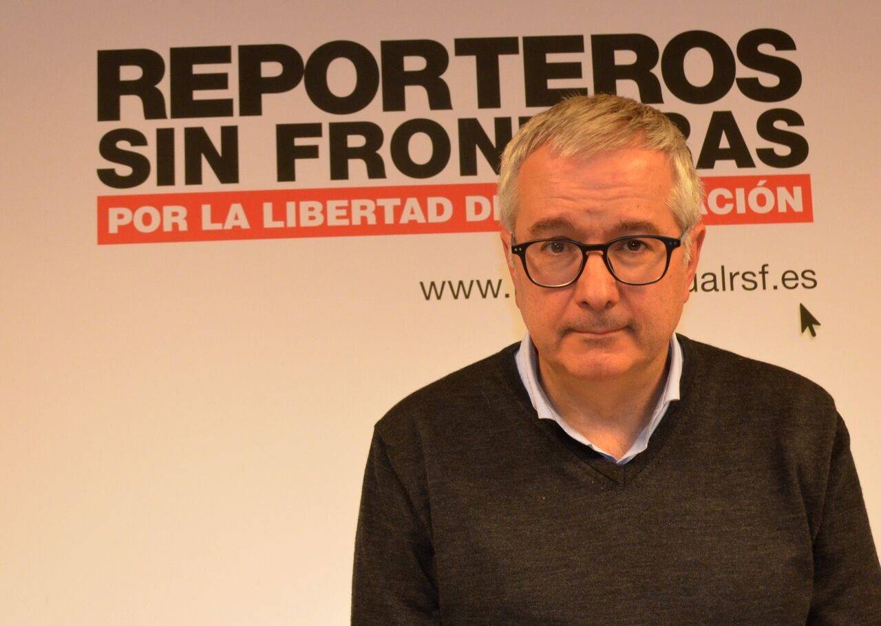 Alfonso Armada, presidente de la Sección Española de Reporteros Sin Fronteras. Alfonso Armada, presidente de la Sección Española de Reporteros Sin Fronteras.