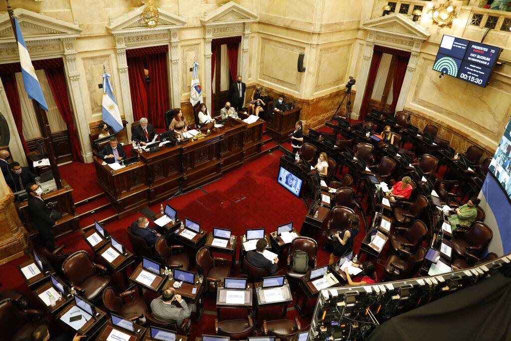 Senado de Argentina en debate por ley de aborto Senado de Argentina en debate por ley de aborto