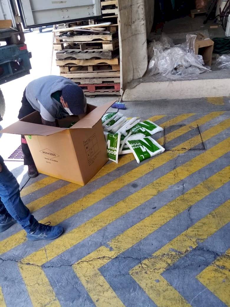 Trajes de protección sanitaria.