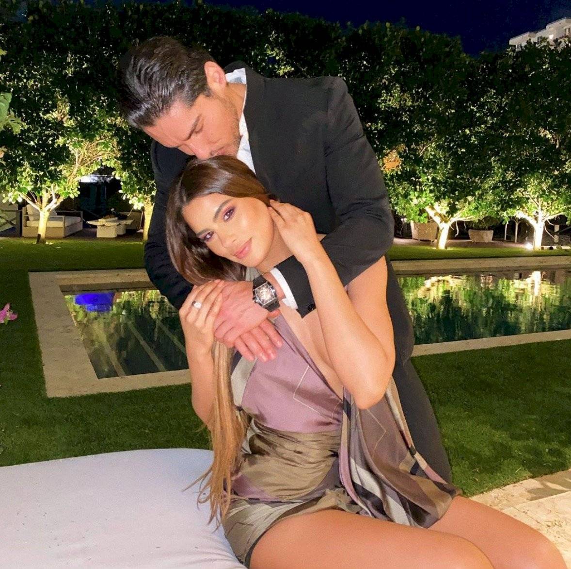 Ariadna Gutiérrez y su novio