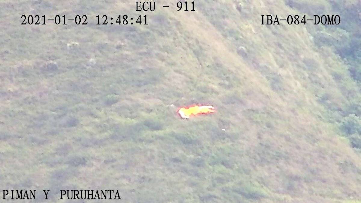 Rescate de extranjero que sufrió accidente de parapente