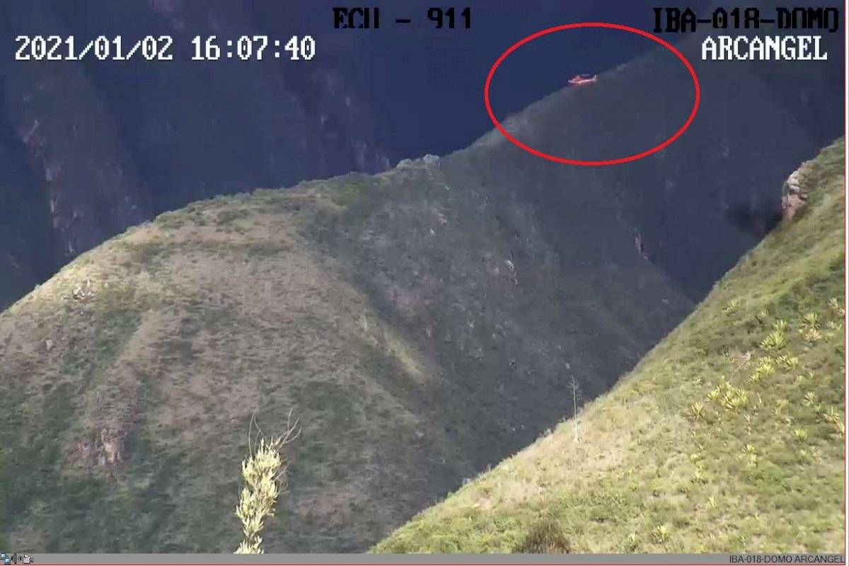 Extranjero que sufrió accidente de parapente en Ibarra este 2 de enero
