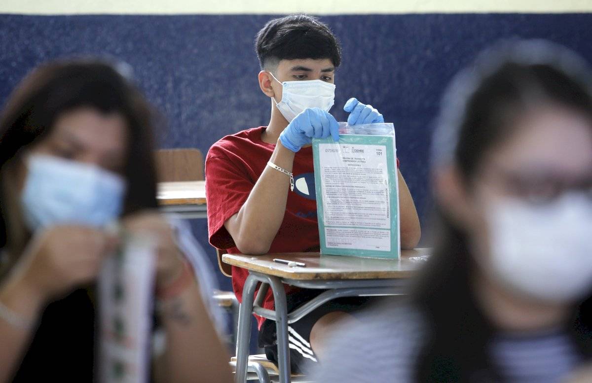 Concentración de notas de enseñanza media