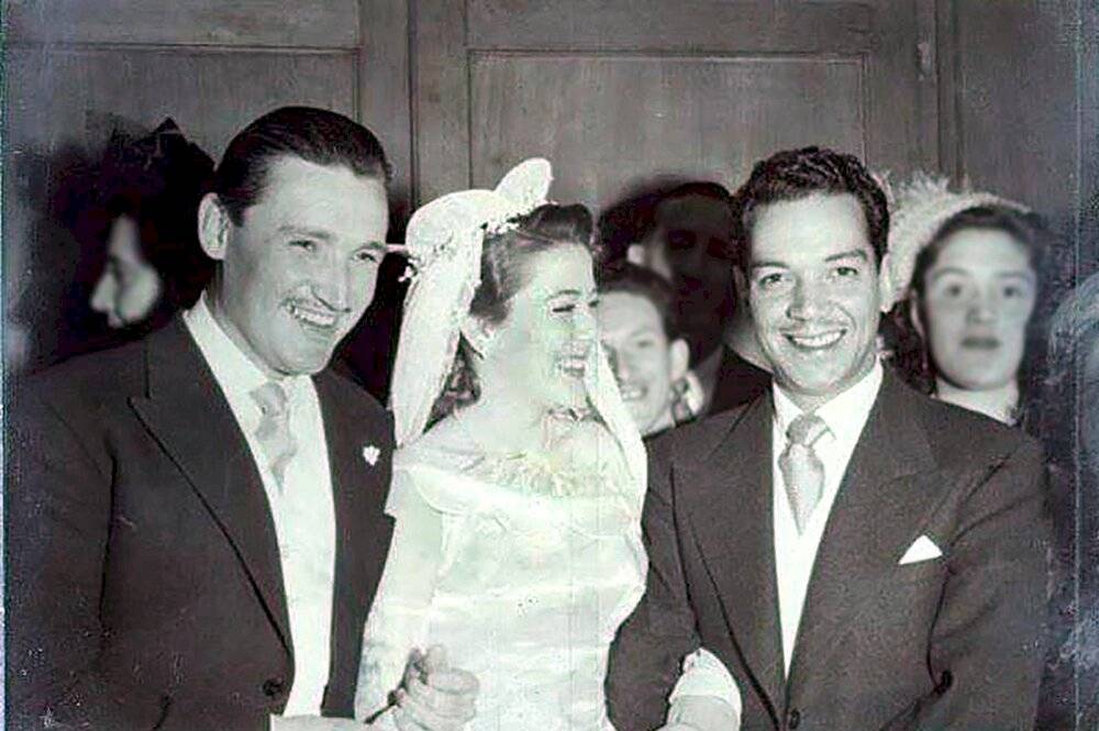 Así fue el vestido de novia de la primera actriz Silvia Pinal, cuando tenía 17 años