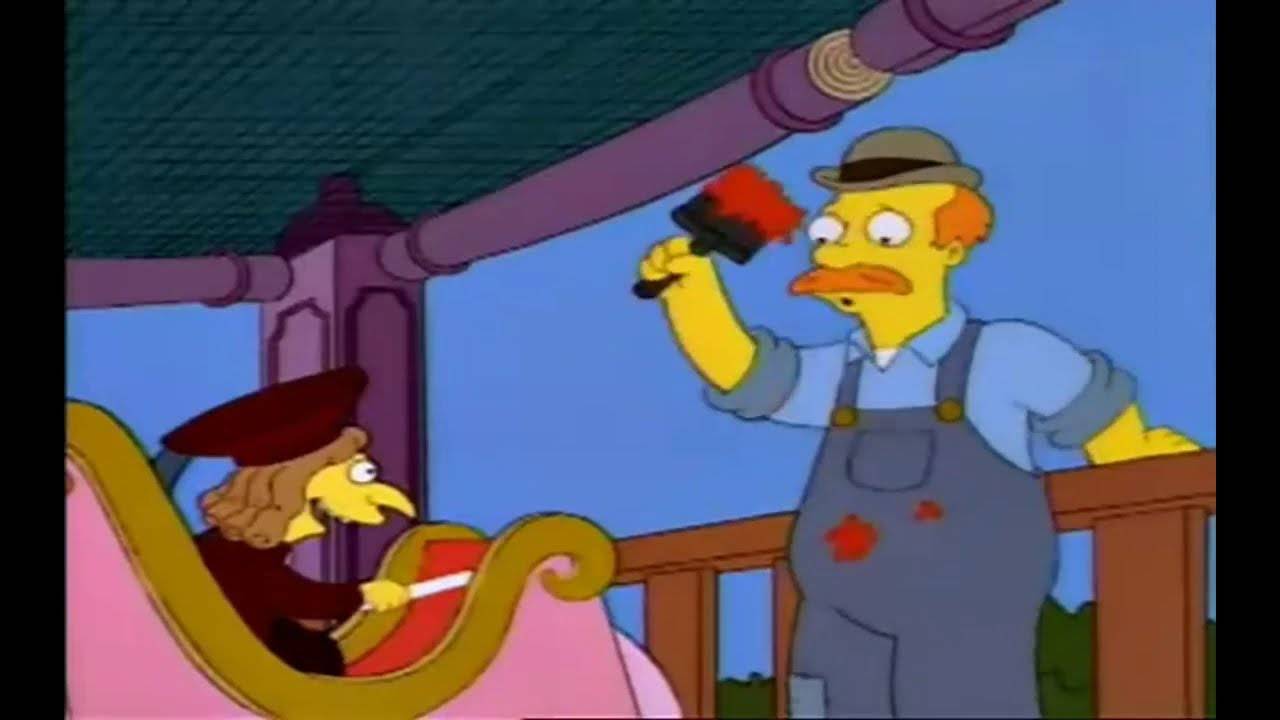 Los Simpson Señor Burns Caníbal
