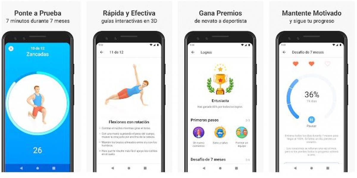 Con esta herramientas puedes iniciar tu 2021 haciendo ejercicios con tan solo 7 minutos al día
