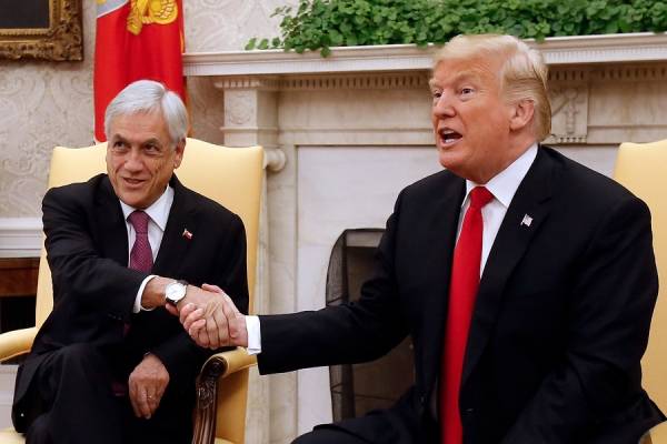 Sebastián Piñera sobre toma del Capitolio: "Chile confía en la solidez de la democracia estadounidense"
