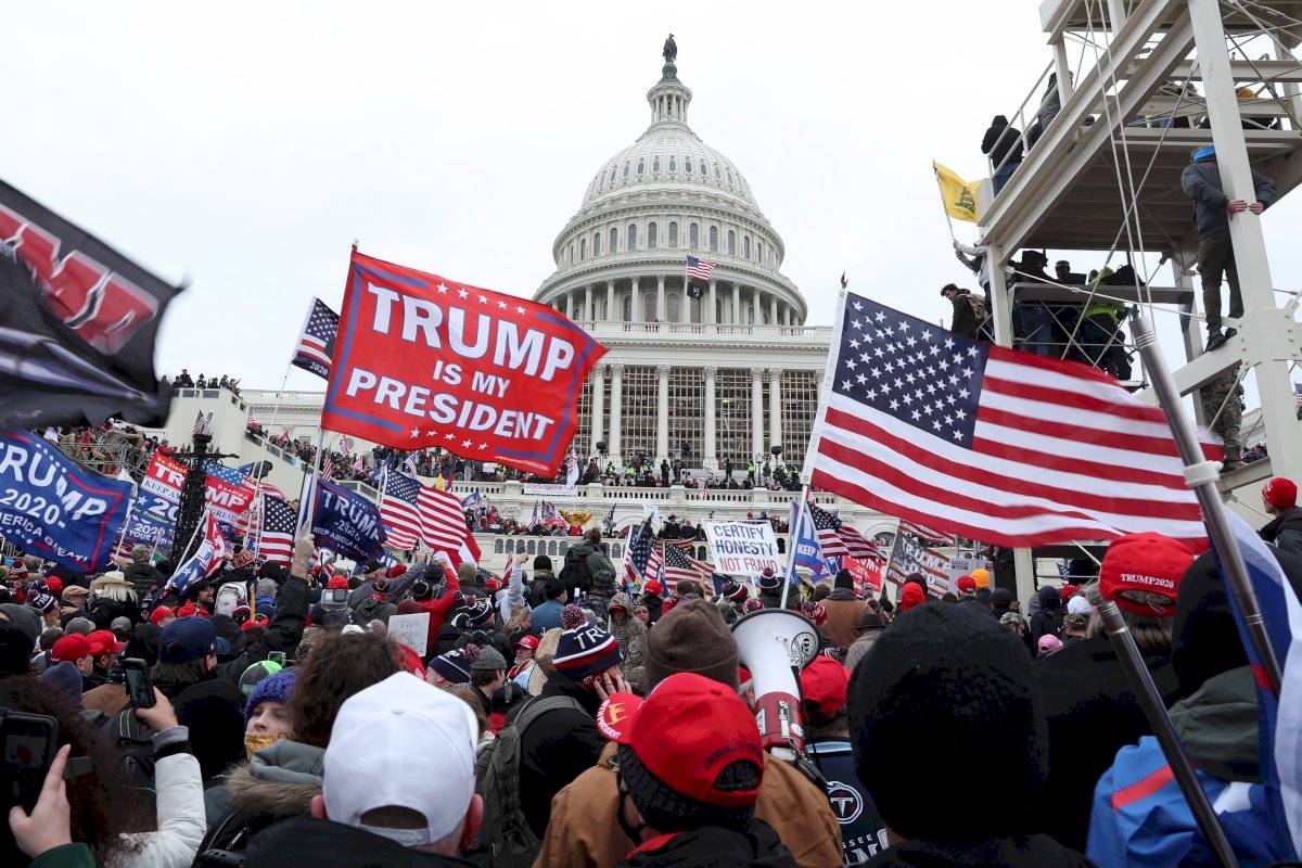 Asalto de seguidores de Trump al Congreso de Estados Unidos