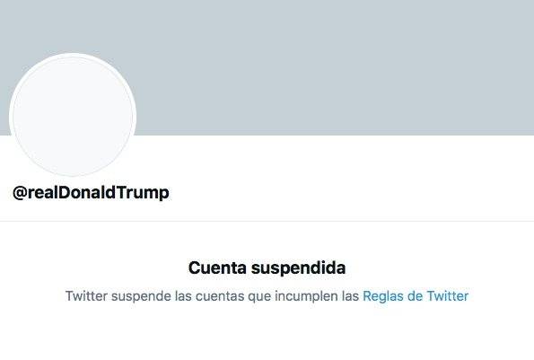 Twitter decidió eliminar la cuenta de Donald Trump para siempre