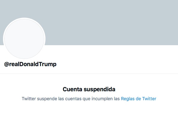 Twitter decidió eliminar la cuenta de Donald Trump para siempre