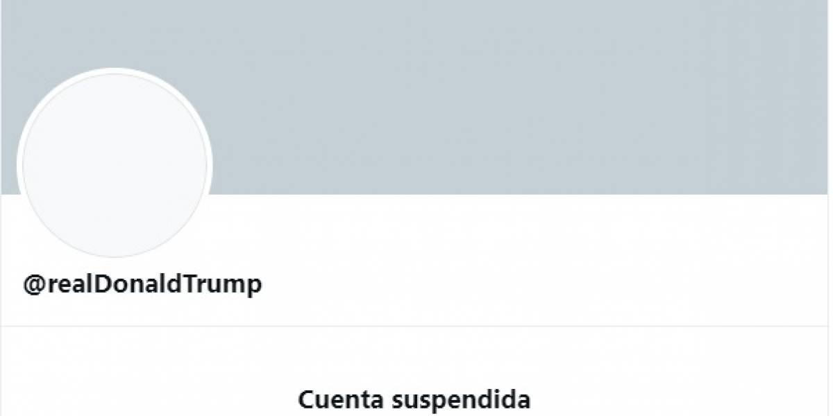 Oficial: Donald Trump es suspendido permanentemente en Twitter