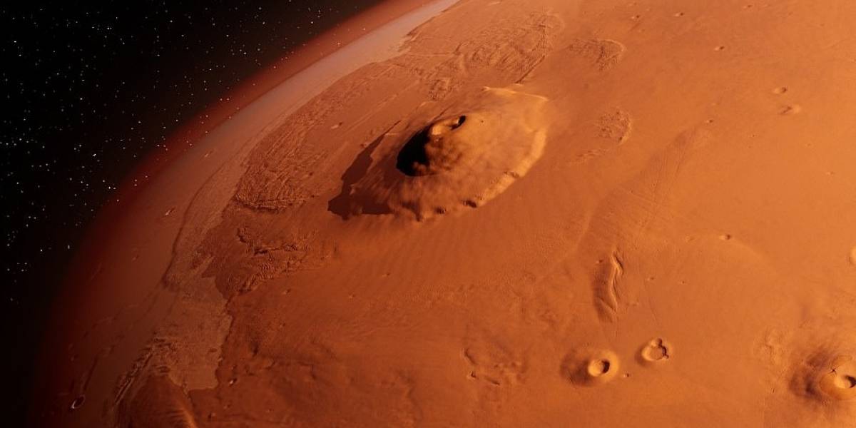 La sonda espacial china que llegará dentro de cinco días a Marte, envió su primera visual del planeta rojo