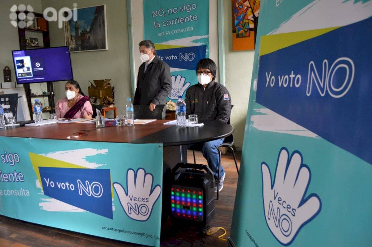 Campaña para la consulta Popular antiminera quienes apoyan el NO