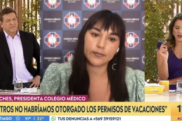 Izkia Siches tajante: "Nosotros no habríamos otorgado los permisos de vacaciones"