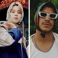 Jimin de BTS y Bad Bunny comparten el gusto por moda unisex