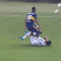 VIDEO: Brutal pisotón de Frank Fabra sobre Marinho en la Copa Libertadores