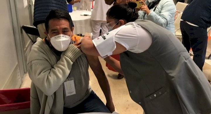 Vacunación en Oaxaca contra Covid-19