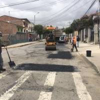 Cuenca: Una semana más para culminar los trabajos de mantenimiento en dos importantes vías