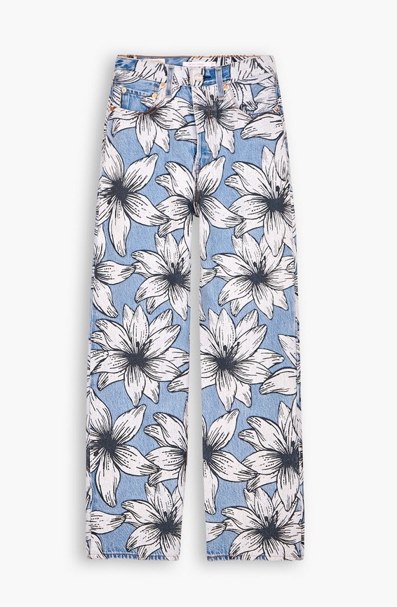 jeans flores
