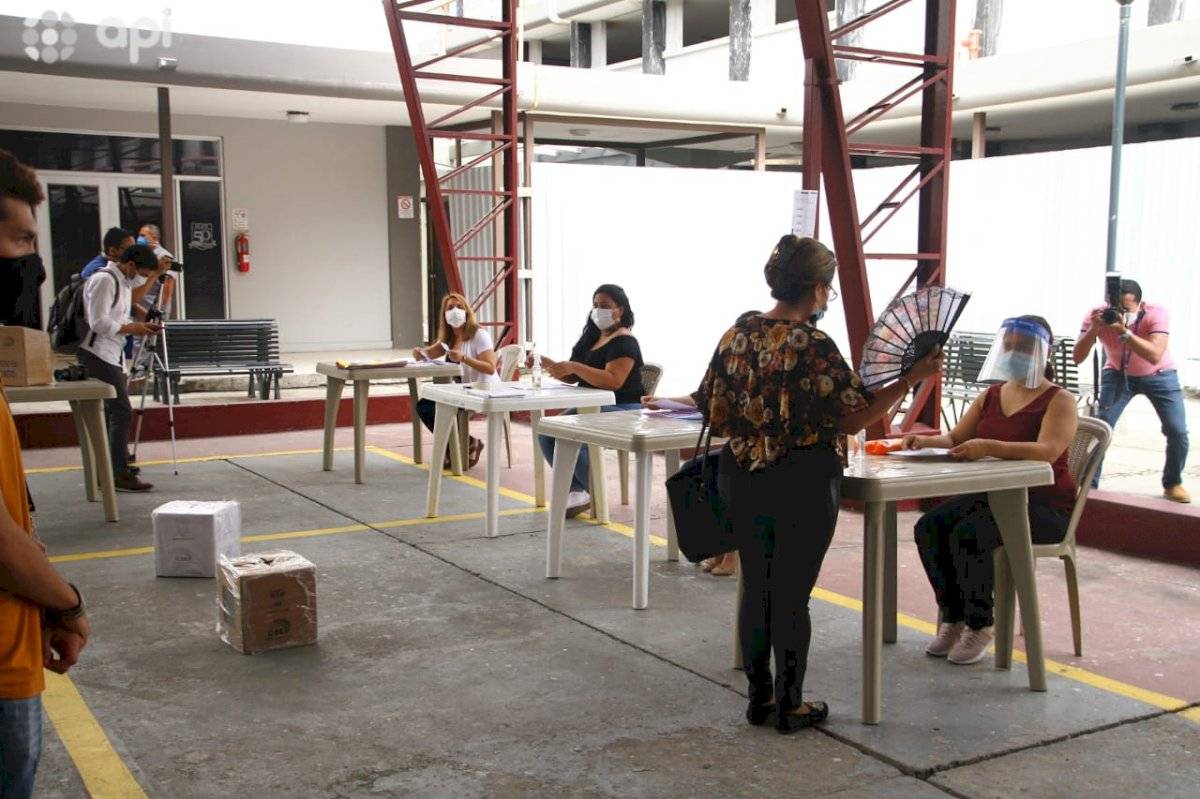 Primer simulacro electoral se cumplió sin inconveniente.