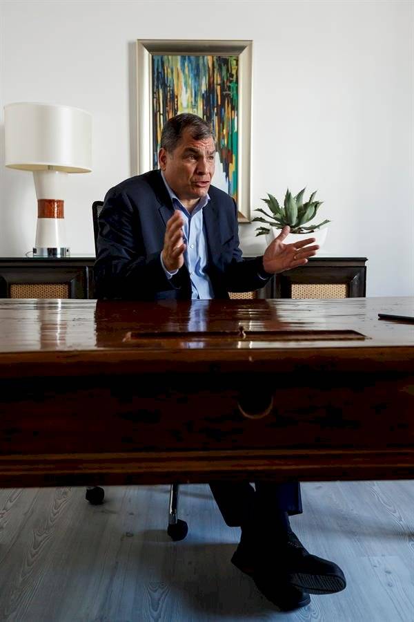 Rafael Correa sobre Andrés Arauz